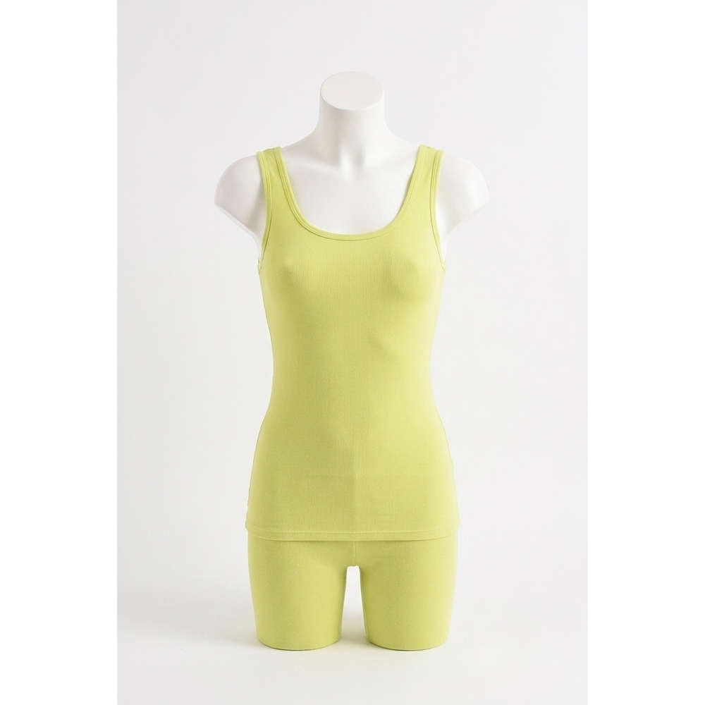 NEW FRENCH KYSS tank top in lime